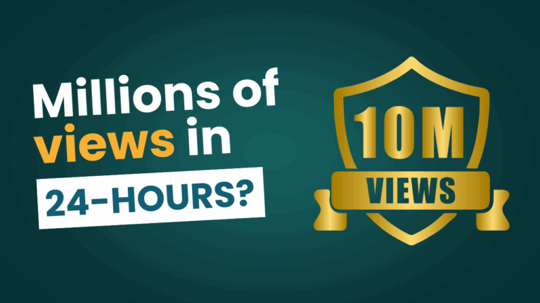 Millions of views in 24 hours