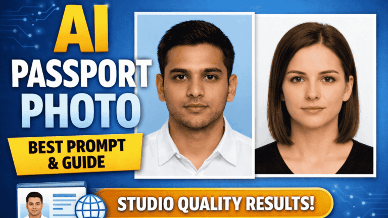 Best AI Prompt for Passport Size Photo