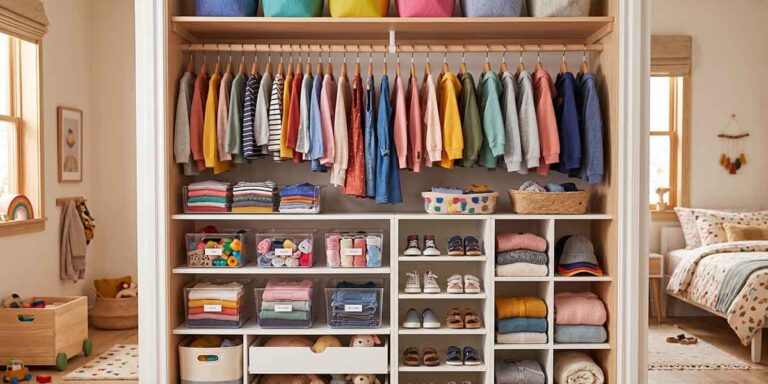 Closet Organization for Kids